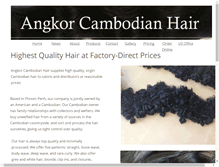 Tablet Screenshot of angkorcambodianhair.com